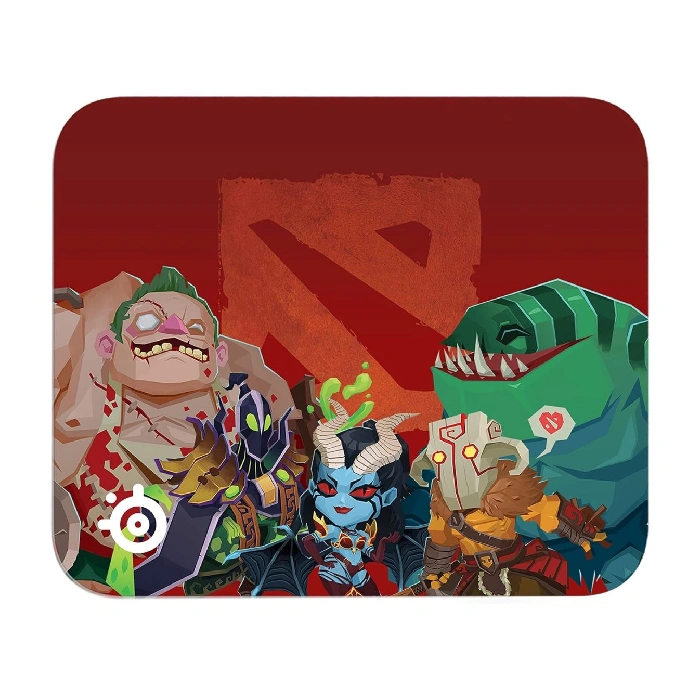 ماوس پد گیمینگ استیل سریز مدل QcK Mini Dota 2 Edition